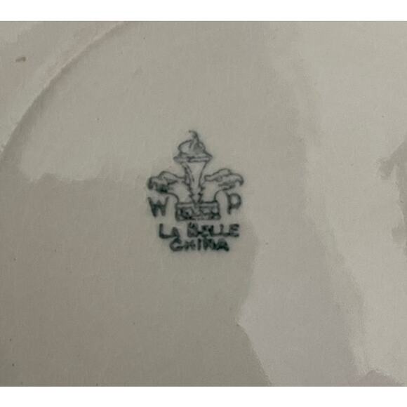 Rare Antique Wheeling Pottery WP La Belle China Corn Platter - Picture 3 of 3